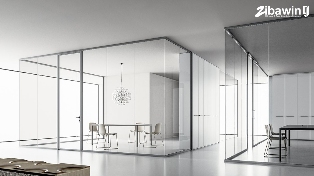 اجرای پارتیشن شیشه ای