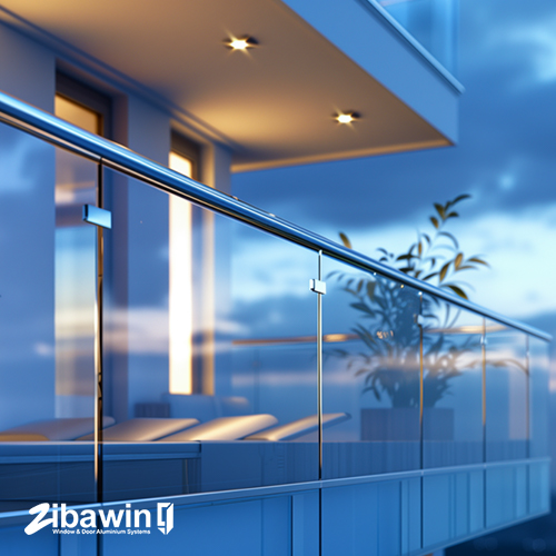 نرده شیشه ای-3