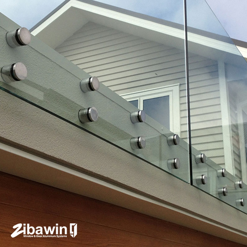 نرده شیشه ای-فیکس پوینت