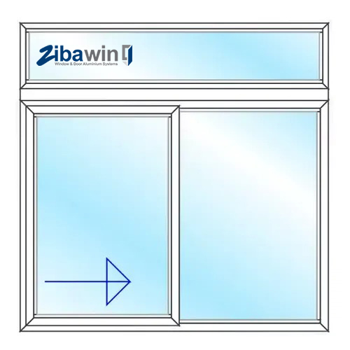 پنجره آلومینیومی ریلی
