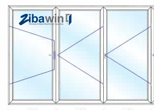 پنجره آلومینیومی فولدینگ