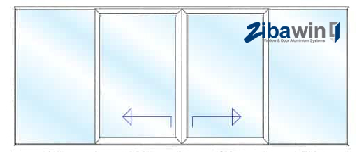 پنجره آلومینیومی لیفت اند اسلاید