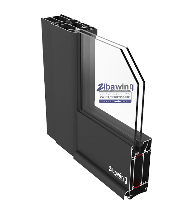 درب آلومینیومی ترمال بریک-SERIES60-FIX