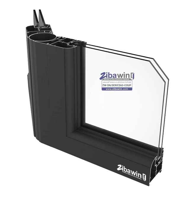 درب آلومینیومی نرمال-SERIES60-COUP