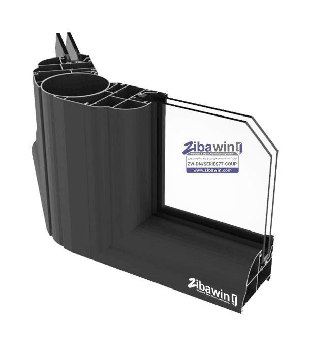 درب آلومینیومی نرمال-SERIES77-COUP