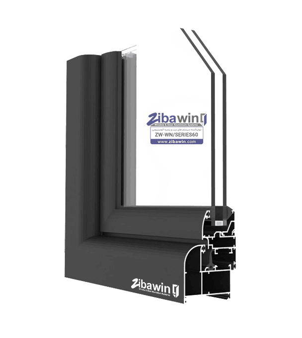 پنجره آلومینیومی نرمال-SERIES60
