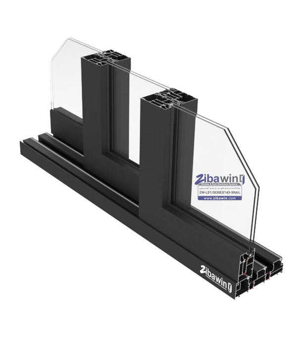 پنجره ترمال بریک لیفت اند اسلاید-SERIES143-3RAILS