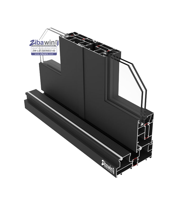 پنجره ترمال بریک لیفت اند اسلاید-SERIES143-FIX