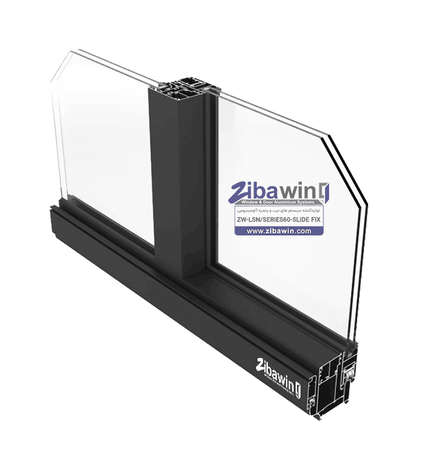 پنجره لیفت اند اسلاید نرمال-SERIES60-SLIDEFIX