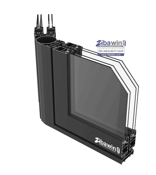 پنجره لیفت اند اسلاید نرمال-SLIDE77COUP