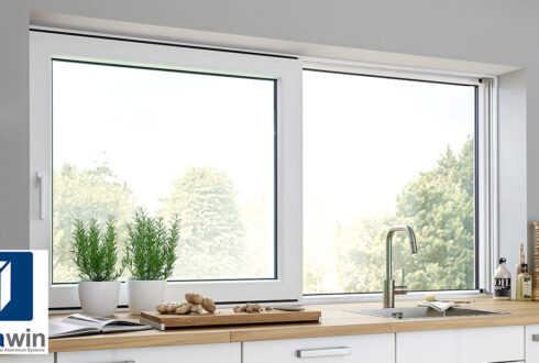 پنجره لولایی ترمال بریک