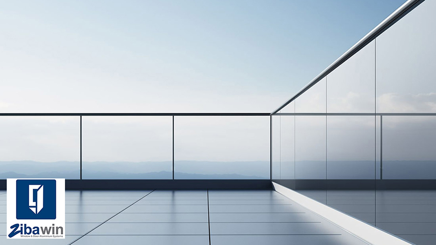 نرده شیشه اکسپوز