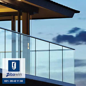 نرده شیشه ای بالکن