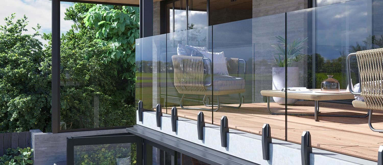 نرده شیشه ای-زیباوین