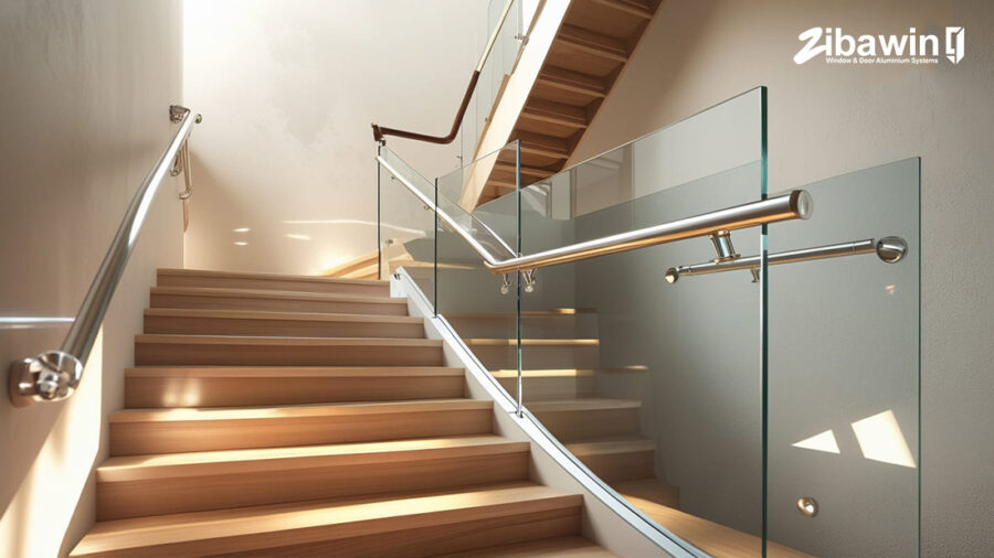 نرده شیشه ای2