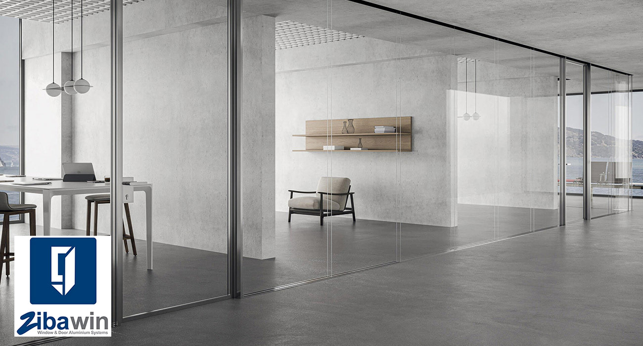 پارتیشن فریم لس ؛ زیبایی و کارایی در طراحی مدرن فضاها