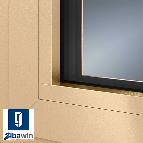 پنجره ترمال بریک شامپاینی