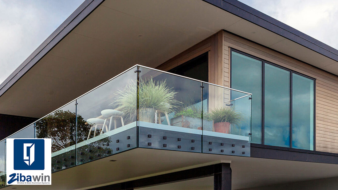 اجرای نرده شیشه فیکس پوینت