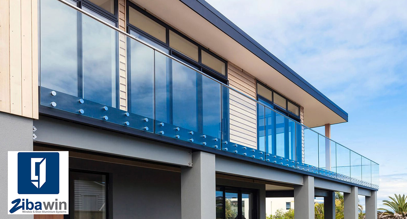 نرده شیشه ای فیکس پوینت