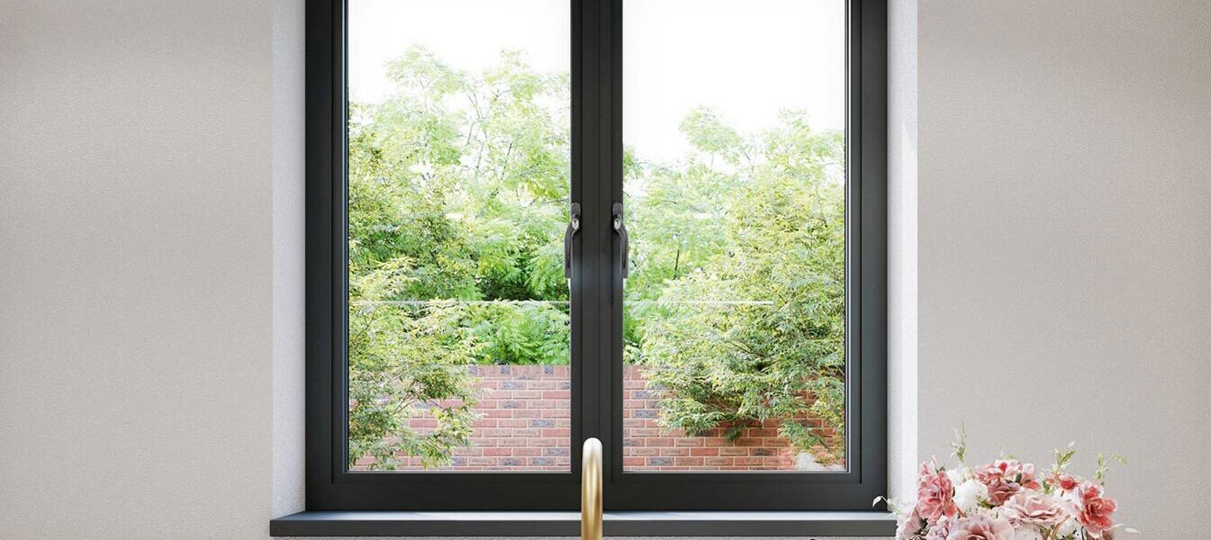 پنجره آلومینیومی ترمال بریک-HIDDEN VENT55