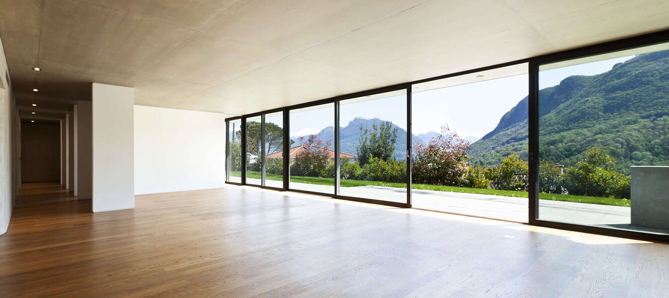 پنجره آلومینیومی لیفت اند اسلاید ترمال بریک-MONORAIL