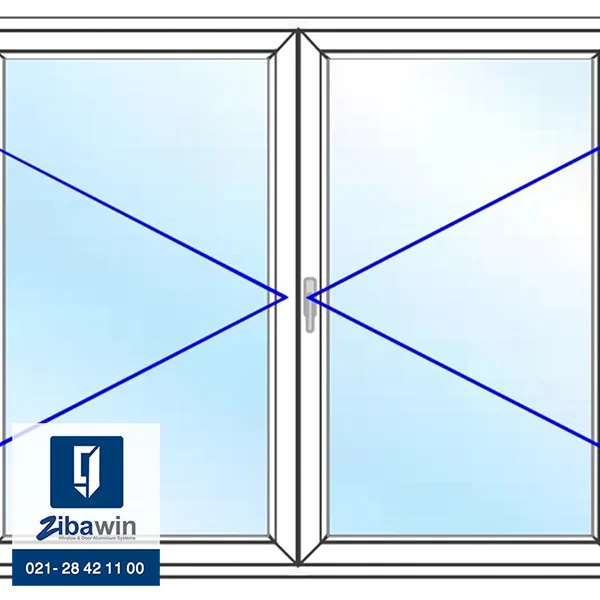 پنجره دوجداره مدل فرانسوی